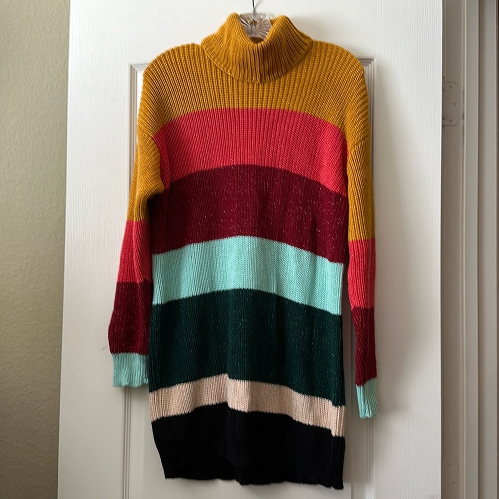 Farm Rio + Anthropologie knit tunic